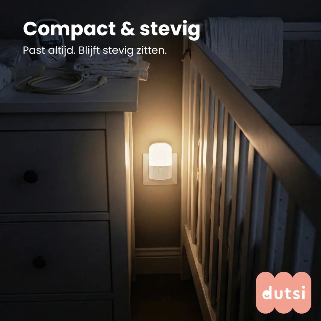 Dutsi Nachtlampje Stopcontact Luna's Licht - 2 Stuks