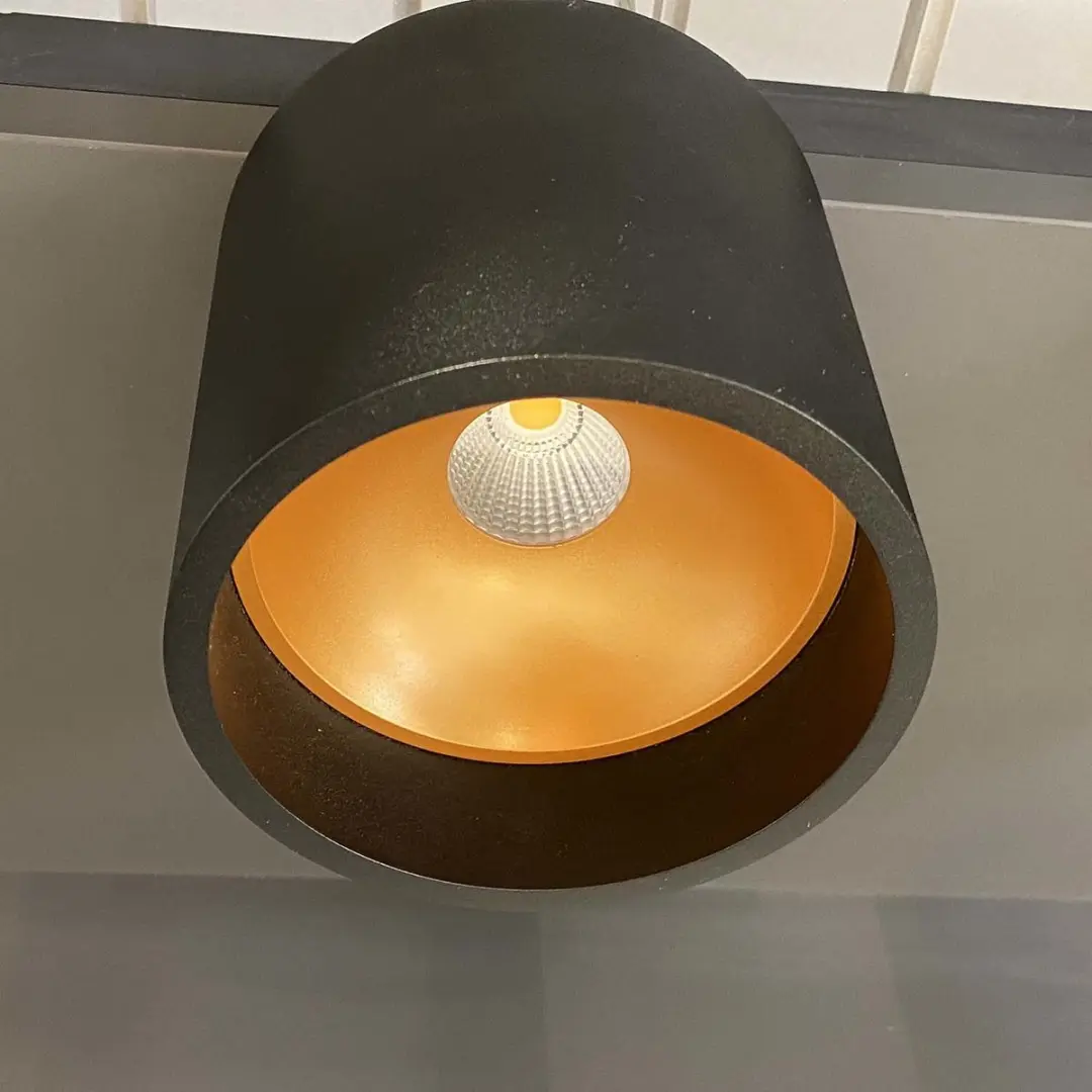 Artdelight Orleans Plafondlamp LED - 805lm 2700K - Zwart/Goud