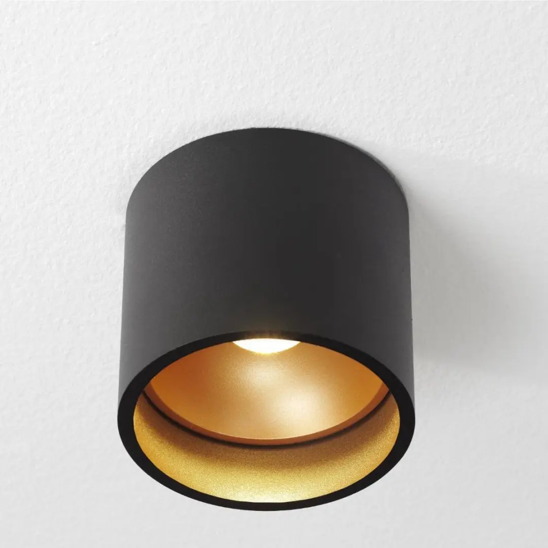 Artdelight Orleans Plafondlamp LED - 805lm 2700K - Zwart/Goud