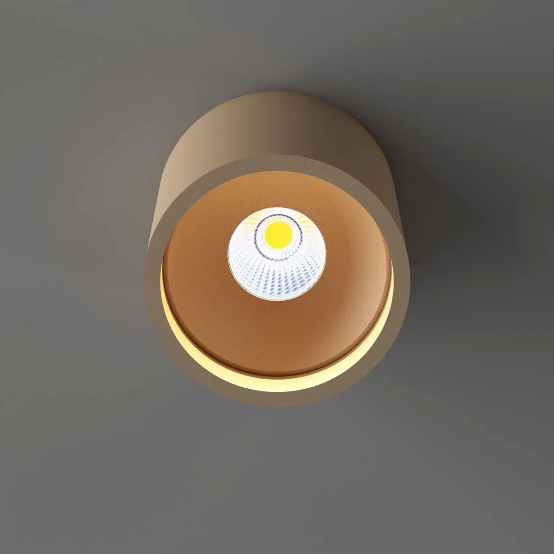 Artdelight Orleans Plafondlamp - Ø11cm - Koper