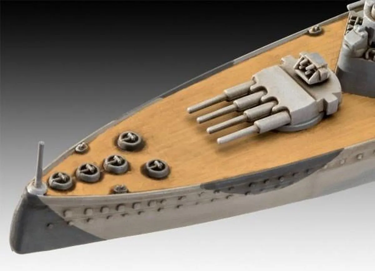 Revell HMS King George V 1:1200 Modelbouwset 45 Onderdelen - Grijs