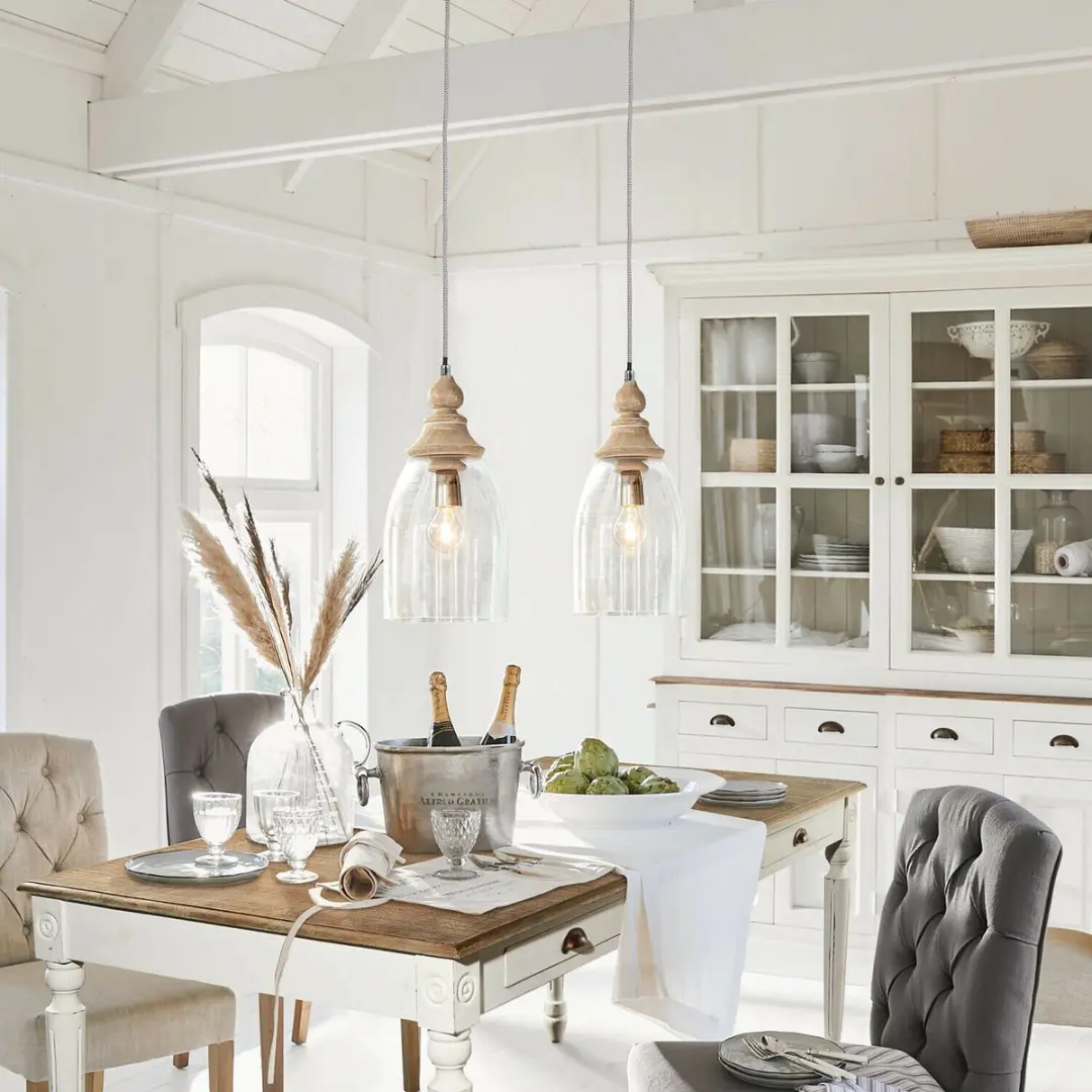 Loberon Raina Hanglamp - Ø19cm - Heldere kap - afbeelding 3 van 6