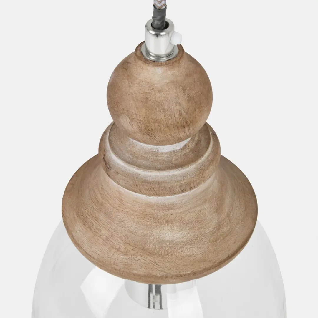 Loberon Raina Hanglamp - Ø19cm - Heldere kap - afbeelding 5 van 6
