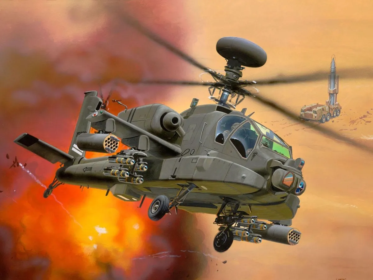 Revell 04046 AH-64D Longbow Apache Modelbouwpakket - 1:144 - Multi