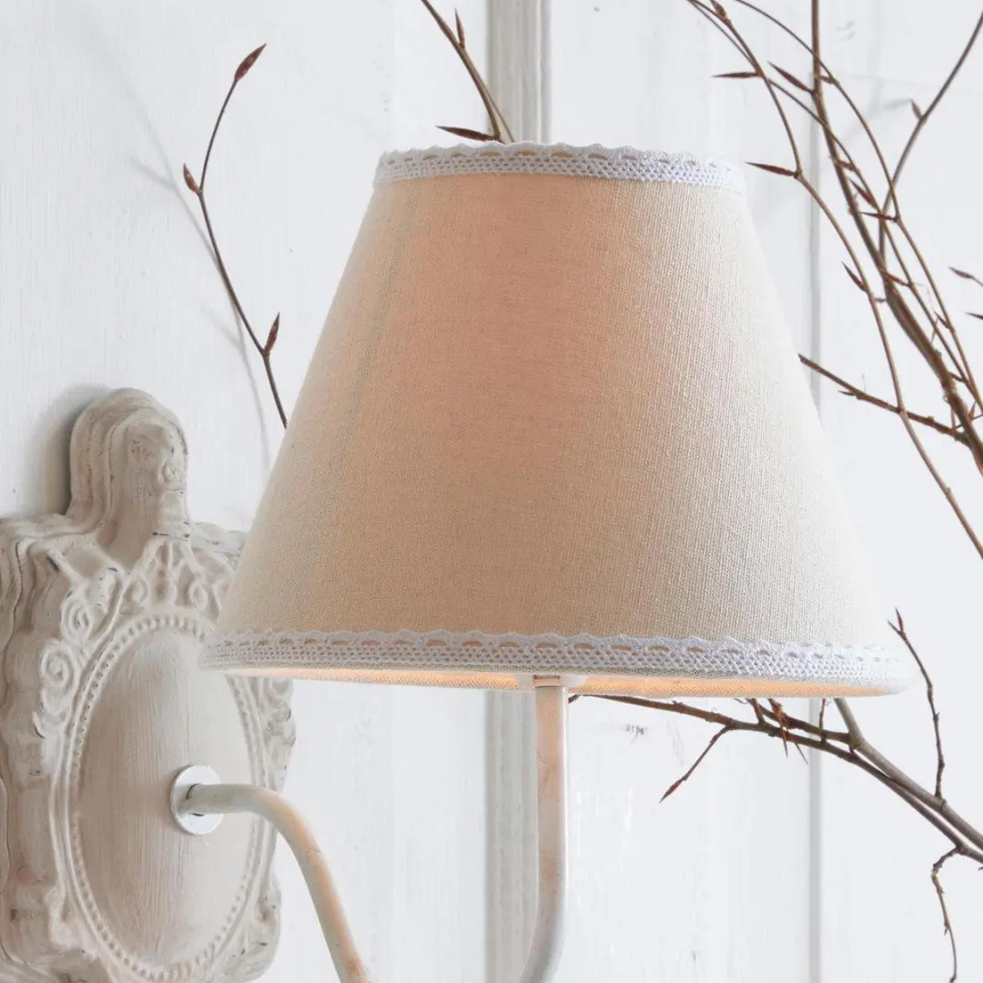 Loberon Ascoux Wandlamp - 25W - Antiekbeige - afbeelding 3 van 5
