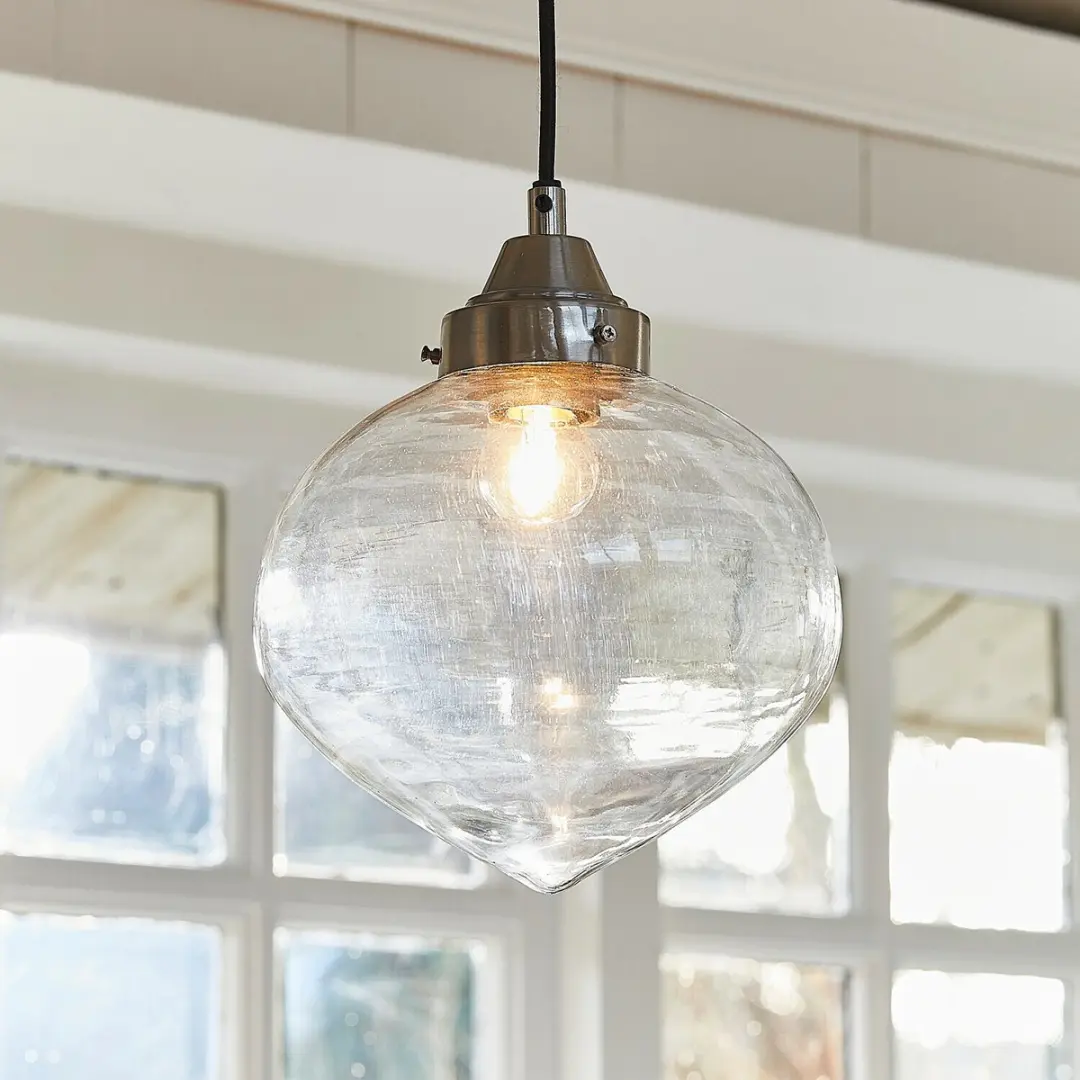 Loberon Lunariello Hanglamp - Ø22cm - Zilver - afbeelding 3 van 5