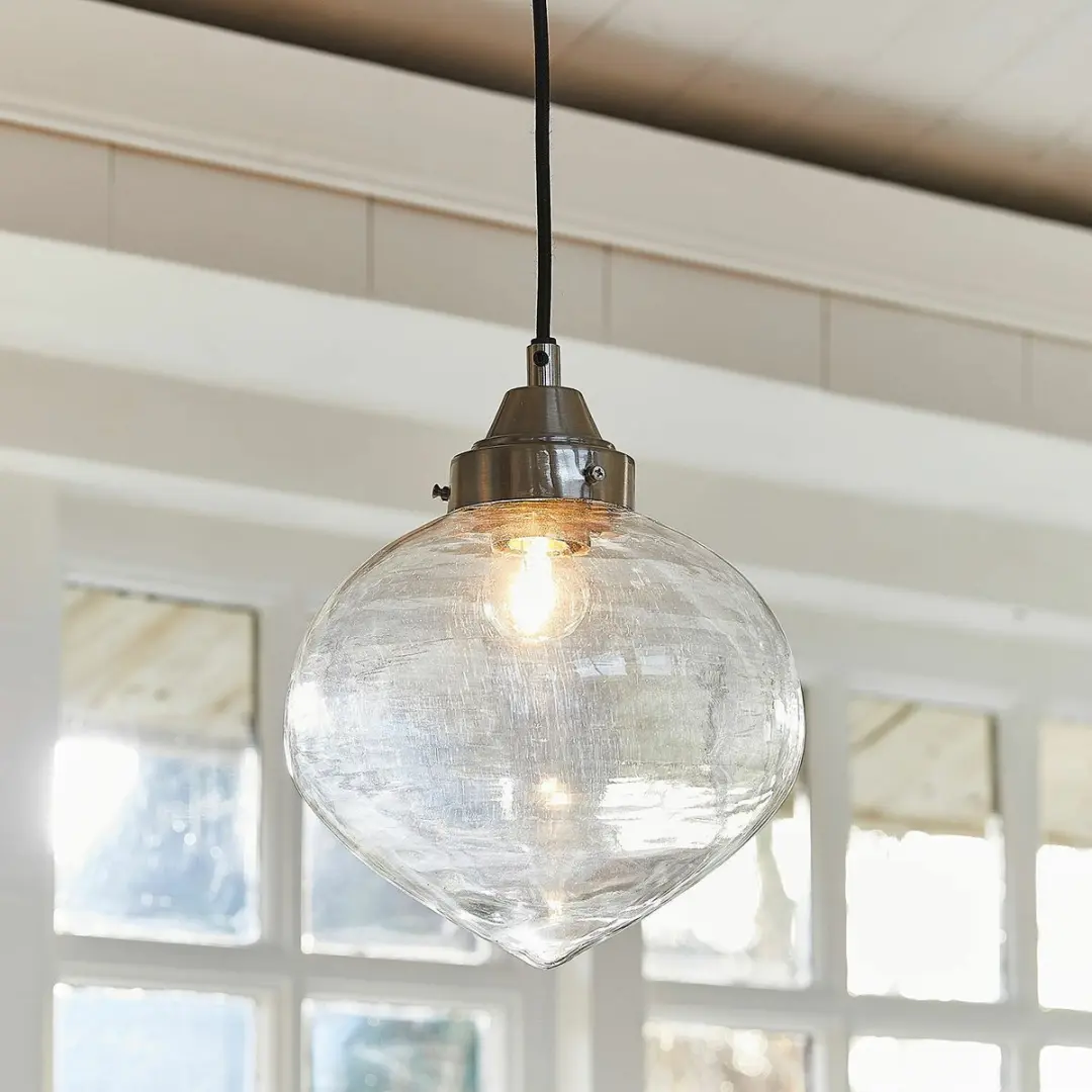 Loberon Lunariello Hanglamp - Ø22cm - Zilver - afbeelding 5 van 5