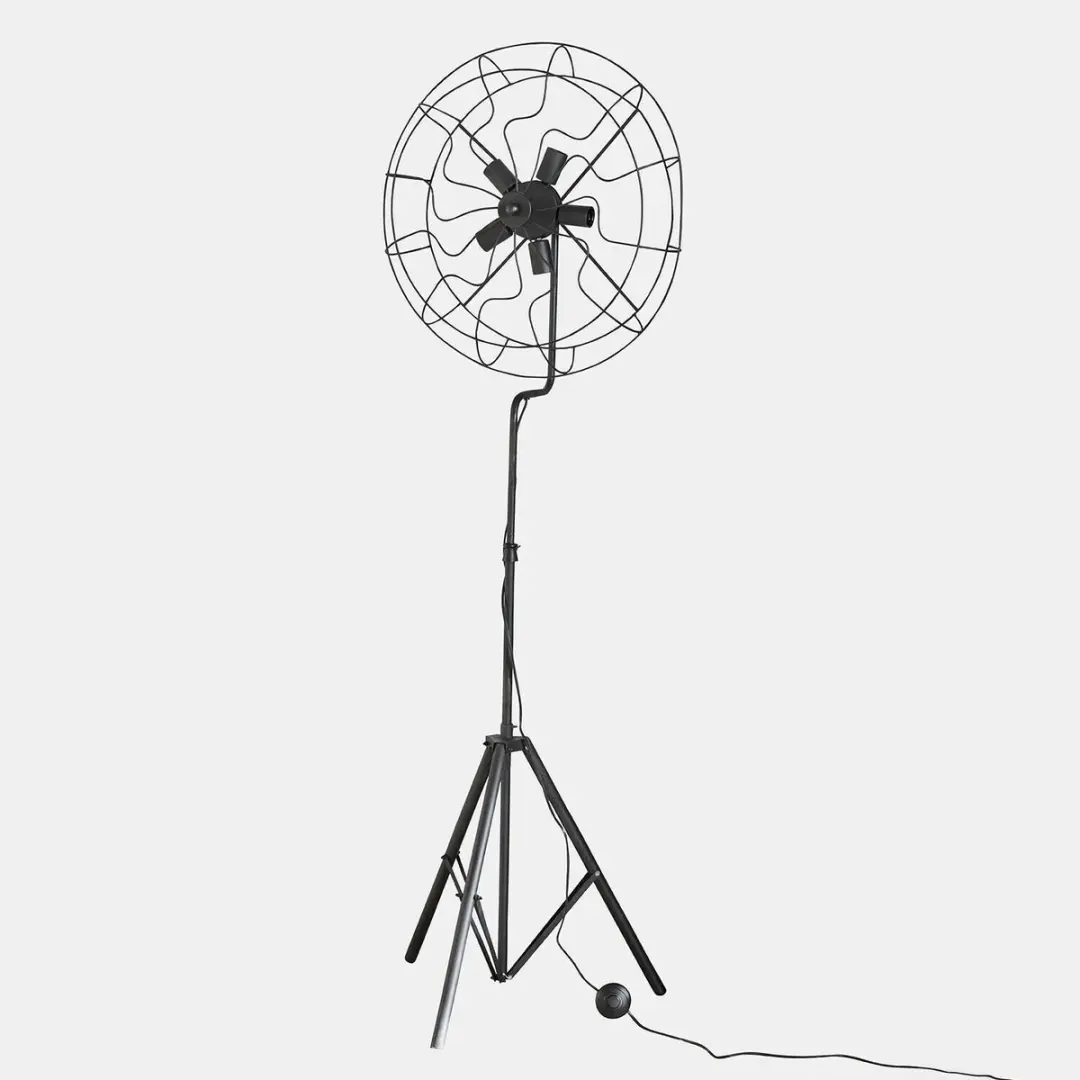 Loberon Thunderfield Vloerlamp - 1 Lichtpunt - Zwart - afbeelding 3 van 6