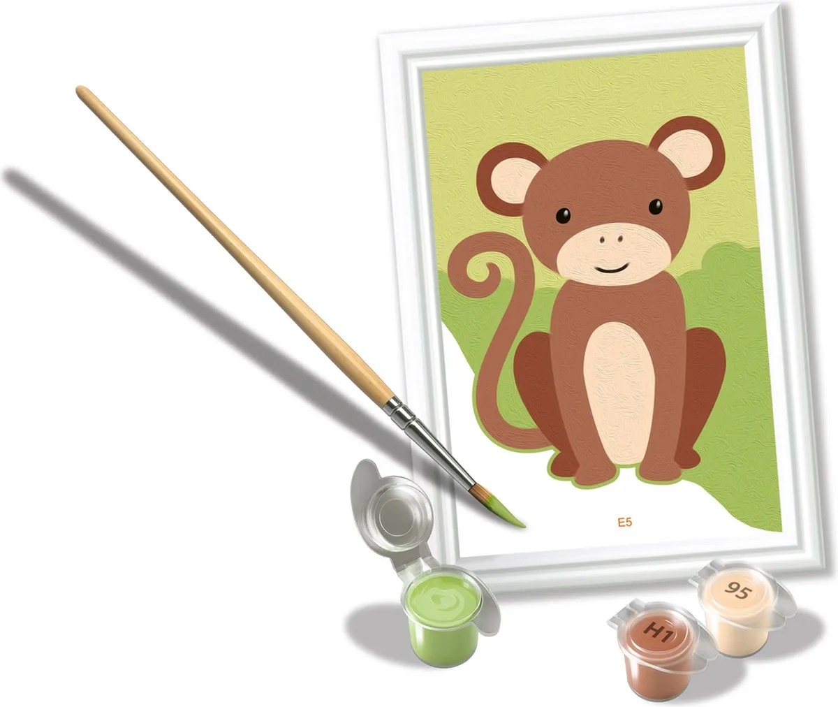 Ravensburger CreArt Wild Monkey Schilderen op Nummer - Meerkleurig