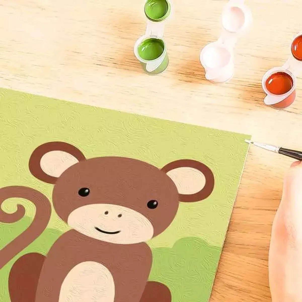 Ravensburger CreArt Wild Monkey Schilderen op Nummer - Meerkleurig