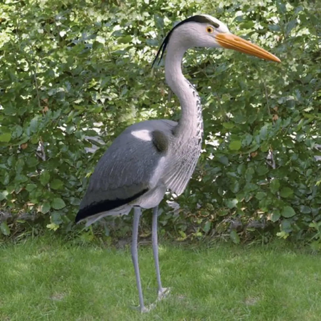 Ubbink Dierfiguur Reiger - 34cm - Grijs/Blauw - afbeelding 2 van 5