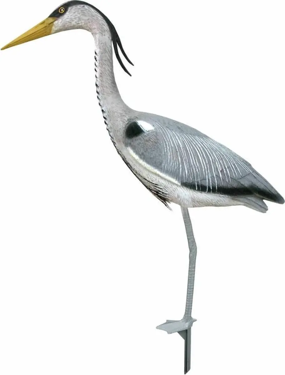 Ubbink Dierfiguur Reiger - 34cm - Grijs/Blauw - afbeelding 3 van 5