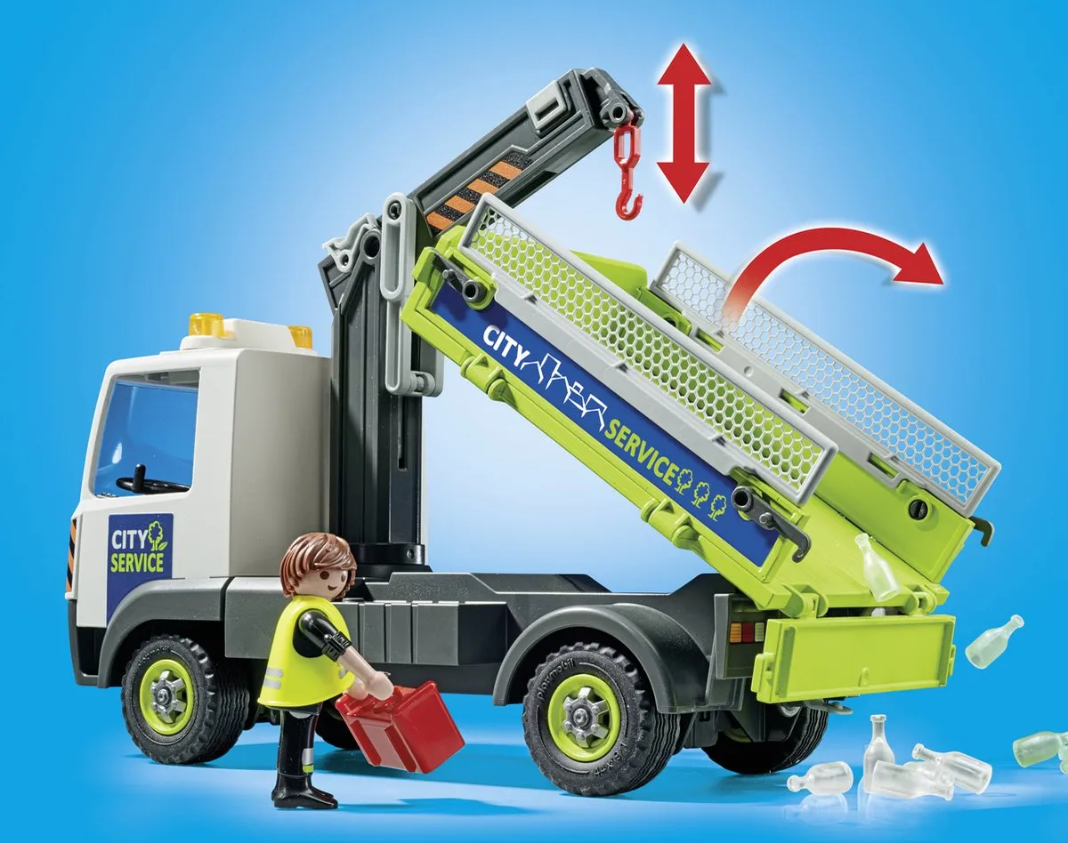 PLAYMOBIL City Action Glasbak ophaaldienst - 71431