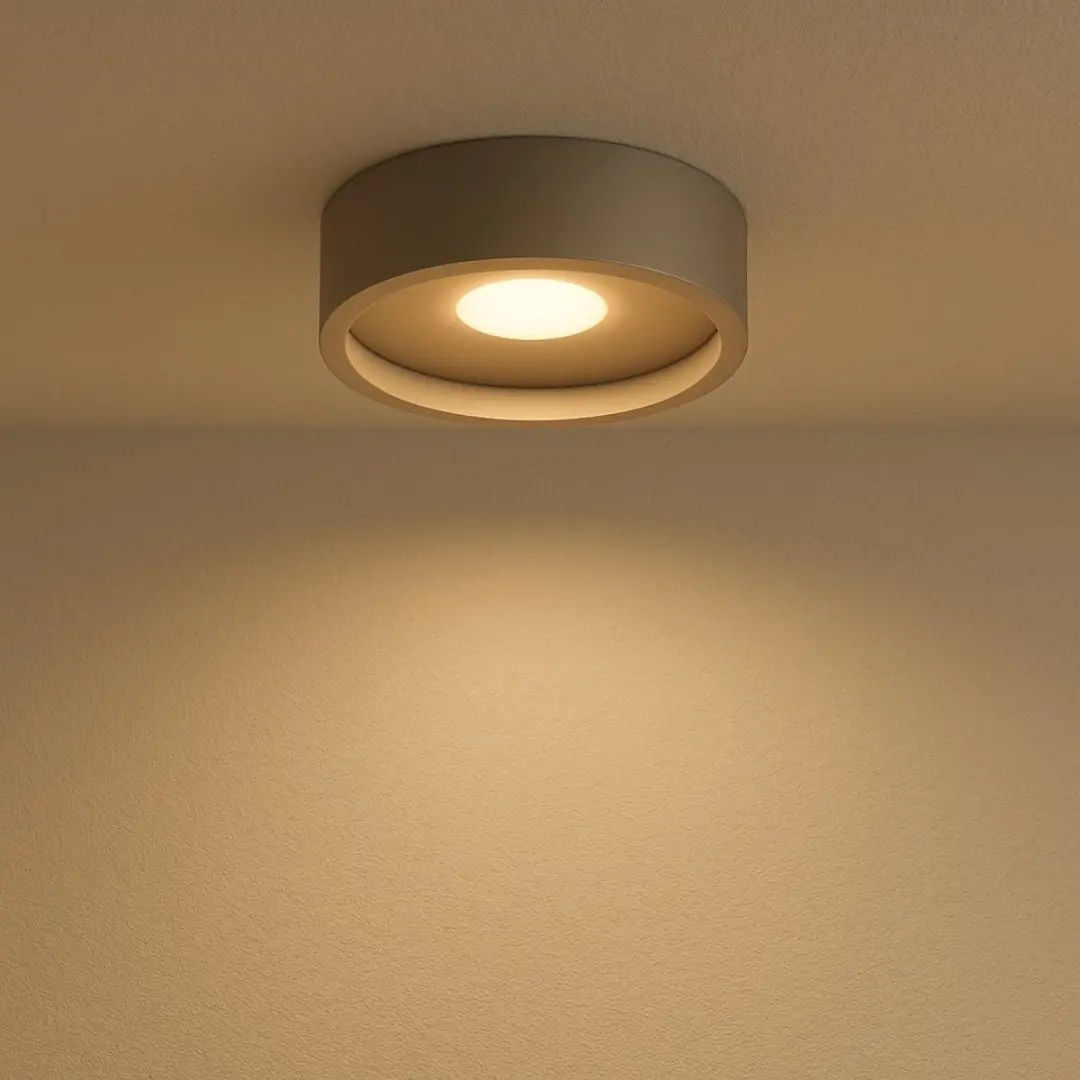 Artdelight Orlando Plafondlamp - Ø14cm - Koper
