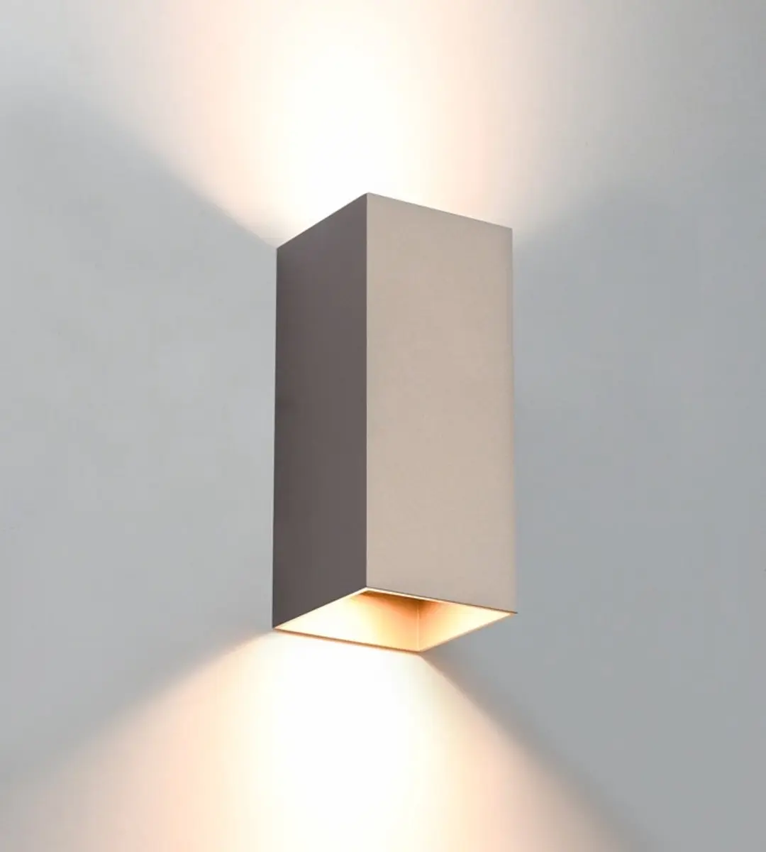 Artdelight Wandlamp Dante 2 Lichtpunten - 15,5x6,5cm - Champagne