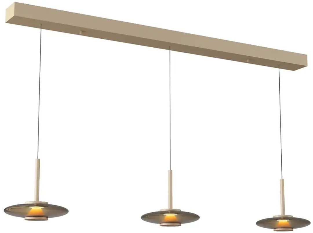 Artdelight Madison 3 Hanglamp 130cm - Champagne