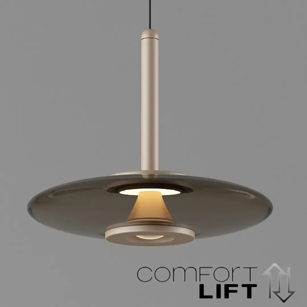Artdelight Madison 3 Hanglamp 130cm - Champagne