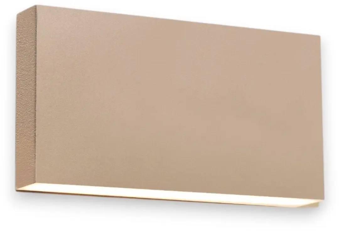 Artdelight Wandlamp BOX2 Champagne 2 x 6.5Watt IP65