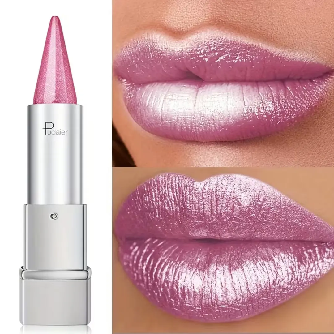 Lila Roze Glitter Lipstick