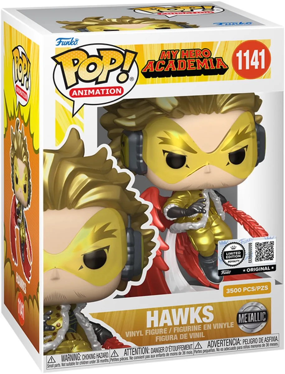 Funko Pop! My Hero Academia Hawks Metallic #1141 - 3500 Stuks