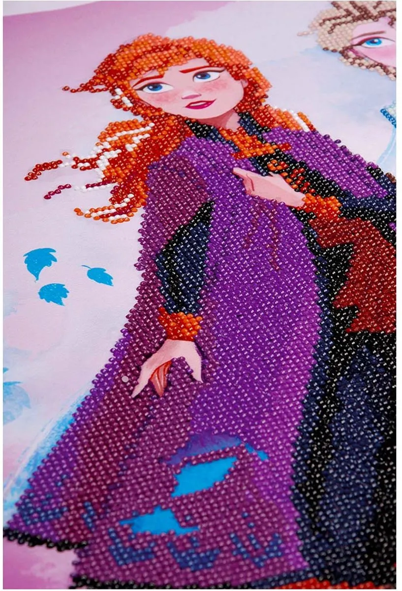 Disney Frozen II Diamond Painting 47x55cm - Volledige bedekking - Ronde steentjes