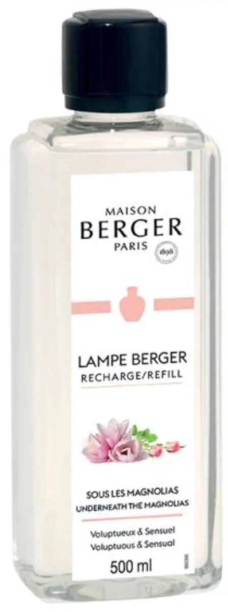 Lampe Berger Navulling Fleurs Sous les Magnolias 500ml - Transparant
