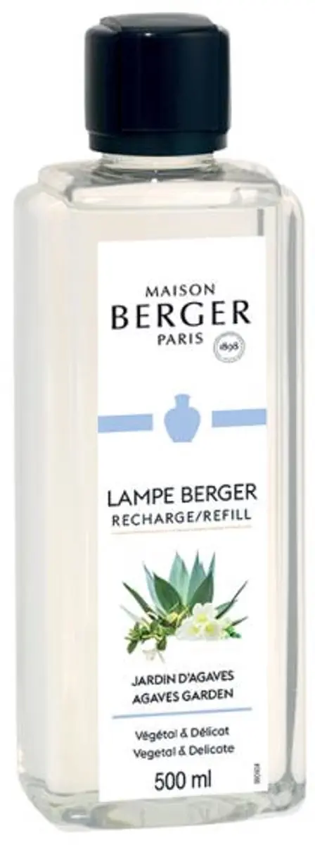 Lampe Berger Pure Navulling Jardin d'Agaves 500ml - Transparant