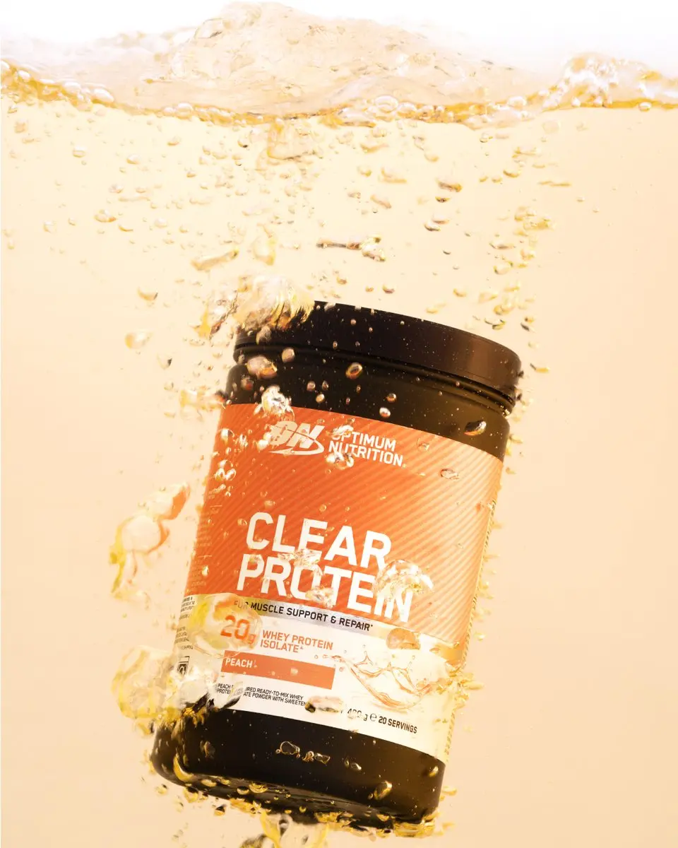 Optimum Nutrition Clear Whey Peach 480g - 20 Porties - afbeelding 3 van 6