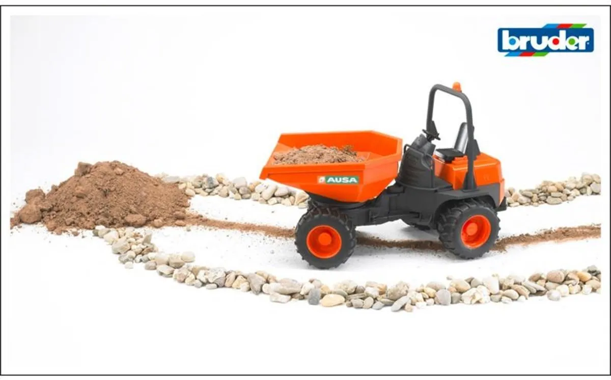 Bruder 2449 Ausa Mini Dumper 1:16 - Oranje