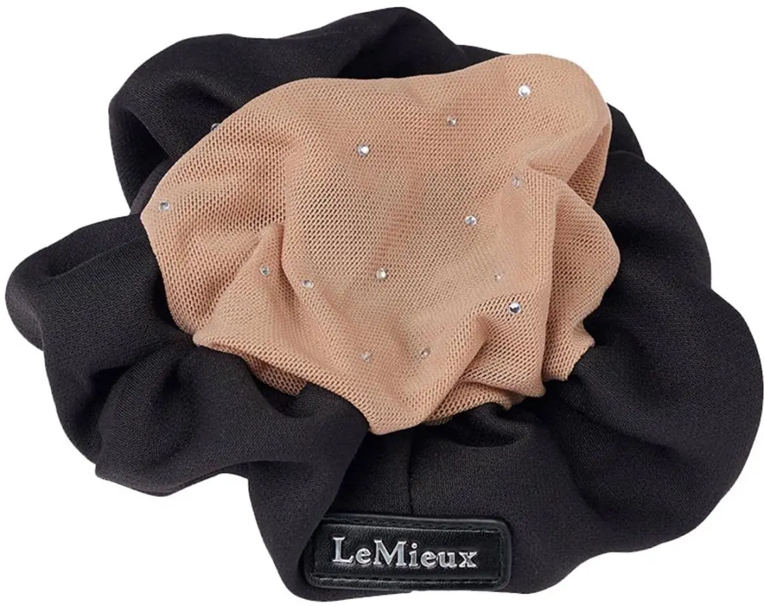 LeMieux Scrunchie met Kristallen Haarnetje - Zwart