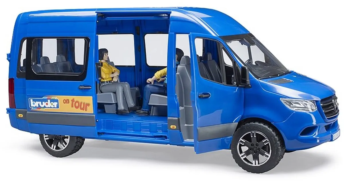 Bruder MB Sprinter Transfer Chauffeur & Passagier - Print