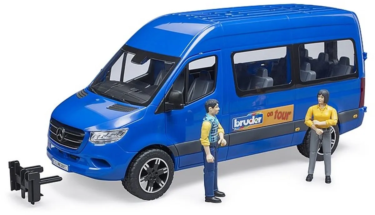 Bruder MB Sprinter Transfer Chauffeur & Passagier - Print