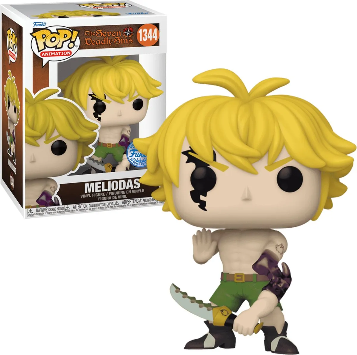 Funko Pop! Seven Deadly Sins Meliodas Demon Mode #1344