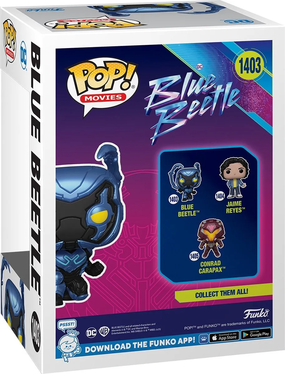 Funko Pop! DC Comics Blue Beetle #1403 72350 - Blauw