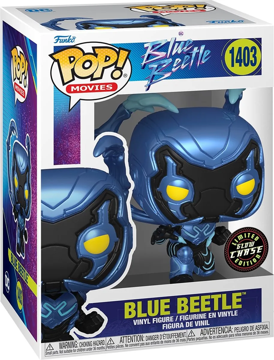 Funko Pop! DC Comics Blue Beetle #1403 72350 - Blauw