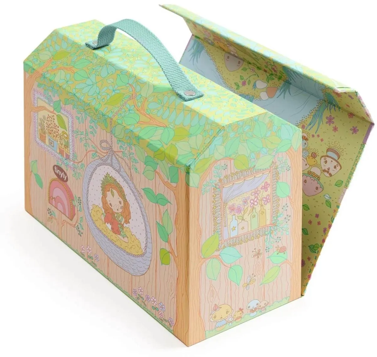 Djeco Maison des Bois Sylvia & Fox Poppenhuis - Multicolor - afbeelding 6 van 6