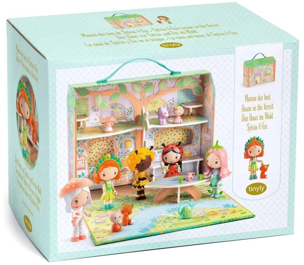Djeco Maison des Bois Sylvia & Fox Poppenhuis