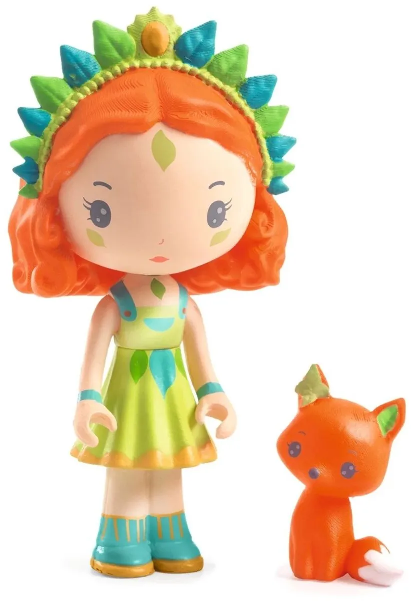 Djeco Maison des Bois Sylvia & Fox Poppenhuis - Multicolor