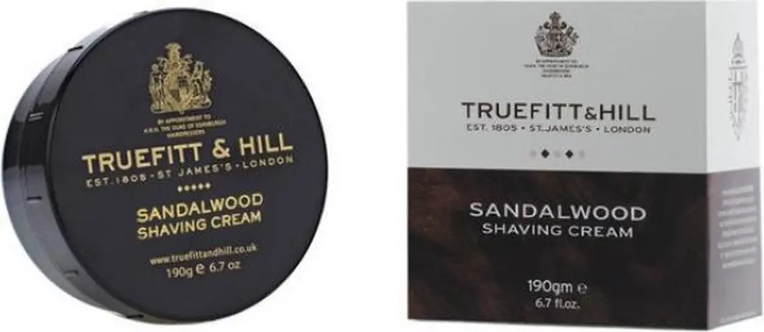 Truefitt & Hill Scheercreme Sandalwood 190g