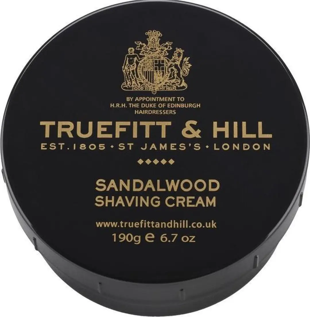 Truefitt & Hill Scheercreme Sandalwood 190g