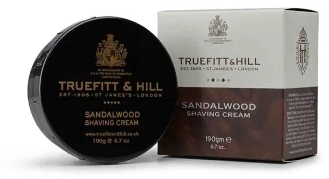 Truefitt & Hill Scheercreme Sandalwood 190g