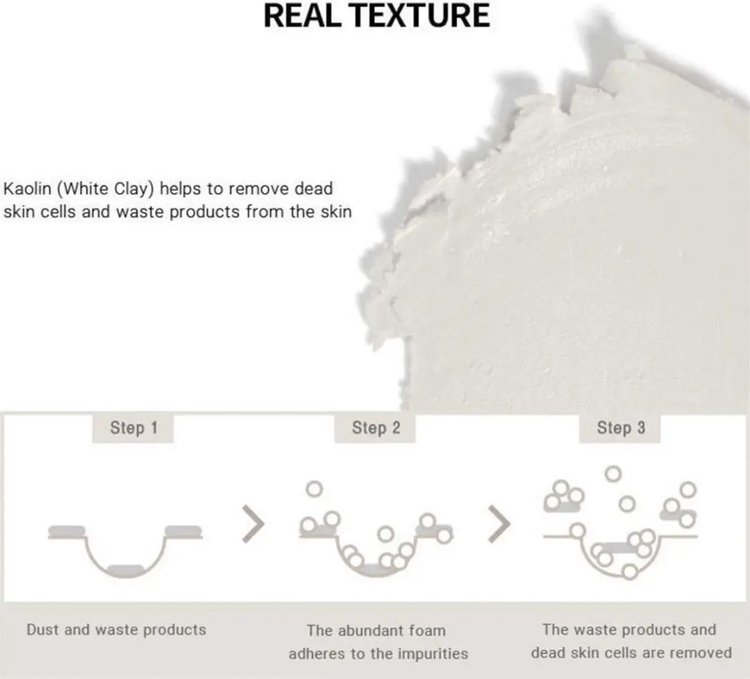 Heimish All Clean White Clay Foam Cleanser 150ml - afbeelding 4 van 4