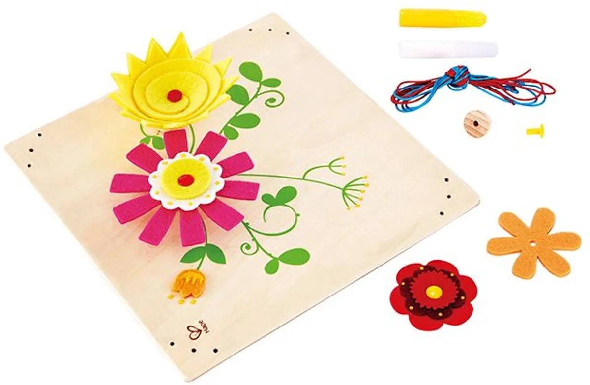 Hape Knutselset Bloemenpret Multicolor - afbeelding 3 van 3