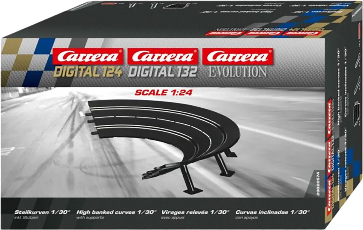 Carrera Evolution Kuipbochten 20020574 - 6 Stuks