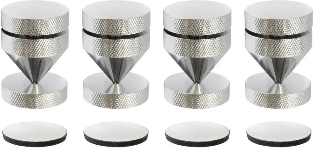 Dynavox 205049 Sub-Watt-Absorber - 4 Stuks - Chroom