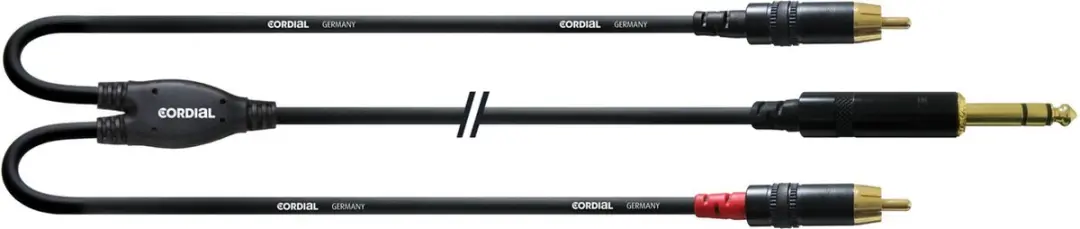 Cordial Insertkabel Cinch 0,9m Rean stekker CFY 0.9 VCC