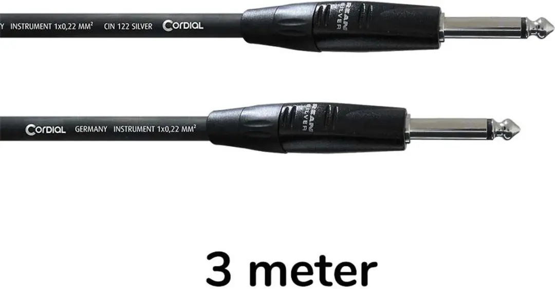 Cordial CII Instrumentkabel Jack-Jack Mono 3m