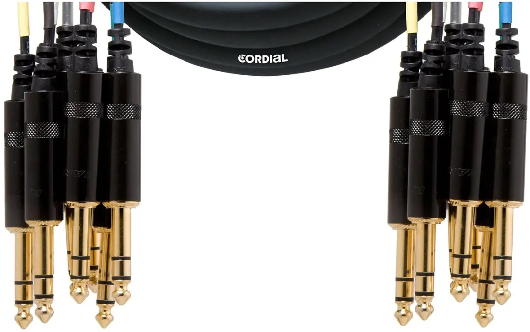 Cordial Intro Multicore jack/jack symm. 8-voudig, Rean stekker, 5,0m