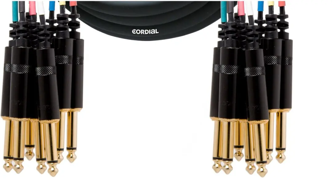 Cordial Intro Multicore jack/jack unsym. 8-voudig, Rean stekker, 3,0m