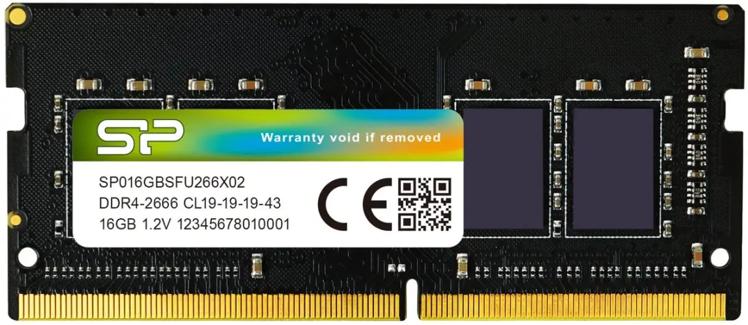 RAM Memory Silicon Power SP016GBSFU266X02 16 GB DDR4 SODIMM CL19 16 GB